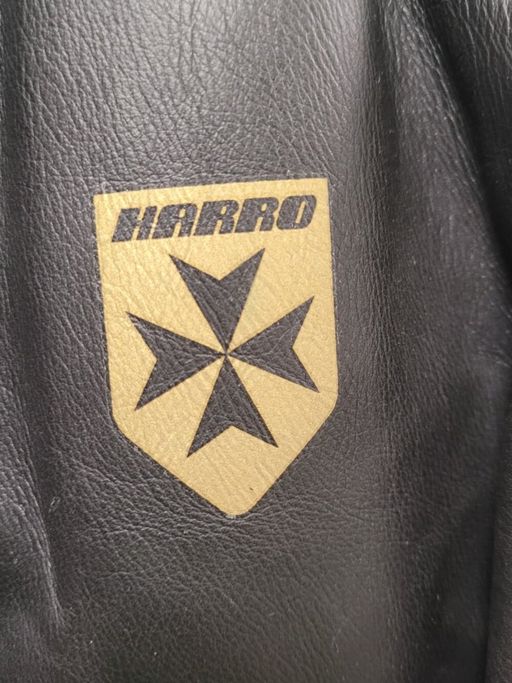 HARRO Black Leather Motorcycle Combi Size 52 - Picture 9 of 9